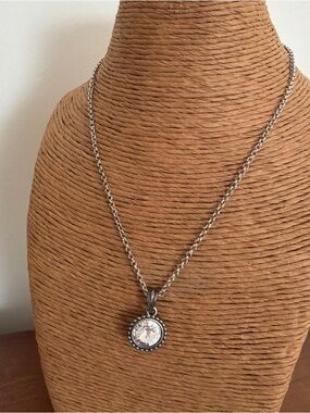 Wind and Fire Birthstone Necklace Swarovski Crystal April Birthstone 16-18 Inch